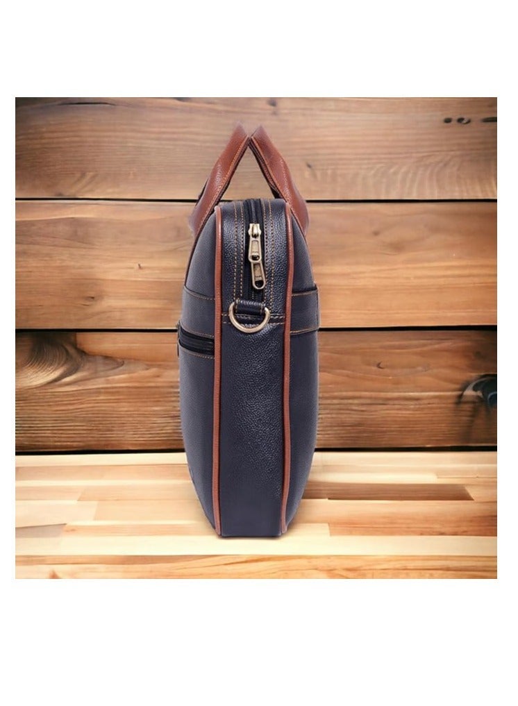 Bagneeds Men's PU Leather Laptop Messenger Bag Satchel for Men and Women - Elegant & Durable (CN53) - Image 5